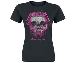 Metallica Wherever I May Roam Mujer Camiseta Negro 100% algodón Regular
