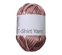 Metallics - Hilo brillante para camiseta, 1,8 cm x 40 m, hilo brillante, hilo de tejer metálico, hilo de tela de punto, hilo de tejer de ganchillo de moda, para bolsas de ganchillo, cestas