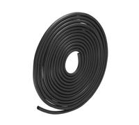 METALLIXITY Espuma Caucho Burlete (4mm Diámetro x 8m Largo) 1uds, EPDM Caucho Redondo Sello Tira - para Casa Reparación, Puerta, Negro