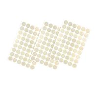 METALLIXITY Tornillo Agujero Cubierta Pegatinas (21 mm Diám.) 162 Uds En 3 Hoja, PVC Estante Peg Sellado Tapas Impermeables - para Armario Armario Muebles, Beige con Líneas