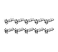 METALLIXITY Tornillos Pequeños (M1.2 x 3mm) 350Pcs, Tornillos De Cabeza Plana Phillips De Acero Al Carbono - para Gafas, Relojes Y Otros Electrónicos Pequeños, Plateado