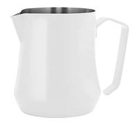 Metallurgica Motta - Jarra de espuma para leche (acero inoxidable, 17 onzas), color blanco