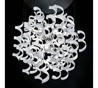 Metallux Lámpara colgante blanca 70 cm