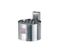 Metallwerke Renner 7066-ES - Cenicero de acero inoxidable con adhesivo para cigarrillos sin techo, 200 mm de diámetro, 135 mm de altura, capacidad de 4 l