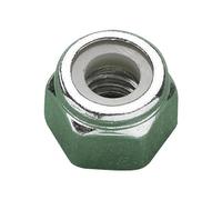 METALMATE Tuerca con Insertos de Nylon Tipo P, M20, Zincada, Caja de 25