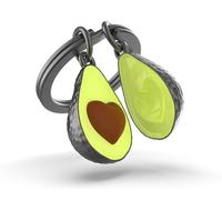 Metalmorphose - Llavero de aguacate con diseño de veggie para hombre y mujer, verde, talla única