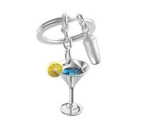 METALMORPHOSE - Llavero de cóctel - Regalo para hombre, regalo para mujer, plata, talla única, Clásico