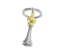 Metalmorphose - Llavero de pieza de ajedrez - MTM240-01, Plateado, Dorado, talla única, Contemporáneo