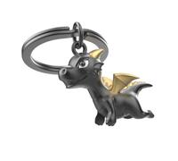 METALMORPHOSE - Llavero dragón - Llavero fantástico - Regalo para hombre y mujer, Negro, talla única, Casual