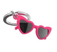 METALMORPHOSE - Llavero para Gafas de Sol, diseño de Corazones, Regalo Original para Mujer, Rosa, Talla única