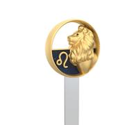 Metalmorphose - Marcapáginas Signo del zodiaco Leo - Signo Astrológico Leo - Regalo para hombre, mujer y niño