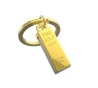 METALMORPHOSE MTM044 - Llavero de oro, dorado, 3.5, Contemporáneo