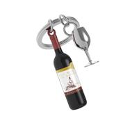 METALMORPHOSE MTM301-01 - Llavero de botella de vino y cristal, Negro, X, Único
