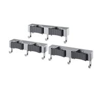 Metaltex 294904000 Hang-up 6 - Regleta de sujeción para escoba (3 unidades)