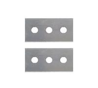 METALTEX Juego 2 Cuchillas RASCADOR VITROCERAMICA 15.4 x 7 x 0.2 cm, Negro, Estandar