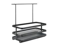 Metaltex 352902000 Soporte Cocina, Acero, Negro