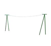 Metaltex 40769410080 Tendedero de jardín en Forma de T y Cuerda para Tender la Ropa, Estructura de Metal, 7,5 x 11,7 x 209 cm