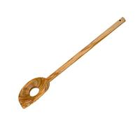 Metaltex 580606010 Cuchara de cocina con agujero 30cm de madera, marrón