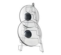 Metaltex 77333 Colgador DE TAPADERAS 'Mango' 23x7x42cm, Metal, Gris Metalizado, CARTON