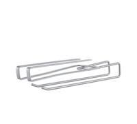 Metaltex ALL IN-Colgador Universal Doble acabado POLYTHERM color gris