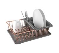 Metaltex AQUATEX COPPER - Escurreplatos con Bandeja. Acabado POLYTHERM COPPER. Color Cobre.