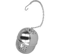 Metaltex Bola DE TE INOX, Acero Inoxidable, Negro, Estandar