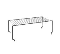 Metaltex BROOKLYN LAVA - Estante Apilable. Acabado TOUCHTHERM color Negro. Dimensiones: 47x23x15cm