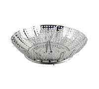 Metaltex COCEDOR Verduras INOX, 'VAPORETTE', Acero Inoxidable, 24 cm, 2.3 x 14.5 x 16 cm