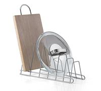 Metaltex Cricket - Soporte 6 tapaderas, banderas o tablas, color gris