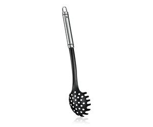 Metaltex Cuchara Spaghetti Nylon/INOX 'Triunfo', Negro, Estandar