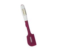 Metaltex Espátula con termómetro digital extraíble, silicona, blanco y morado