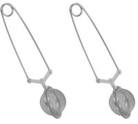 Metaltex Filtro TE C/Mango, Metal, Estandar (Paquete de 2)