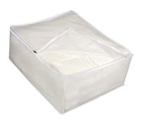 Metaltex Funda para Mantas 60X46X26, Blanco, Estandar
