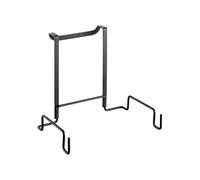 Metaltex GALILEO LAVA - Soporte Bolsa Desperdicios. Sin Taladrar. Acabado TOUCHTHERM color Negro. Dimensiones: 21x14x19 cm