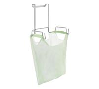 Metaltex GALILEO - Soporte Bolsa Desperdicios. Sin Taladrar. Acabado POLYTHERM color Gris. Dimensiones: 21x14x19 cm
