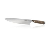 Metaltex HERITAGE - Cuchillo Chef Línea HERITAGE con mango de madera y hoja enteriza de 25 cm