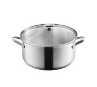 Metaltex ICONA - Cacerola Baja Acero Inoxidable 30CM 8.5L