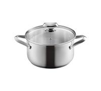 Metaltex ICONA - Cacerola Baja Acero Inoxidable. Diámetro Superior 20CM. Capacidad 3 Litros