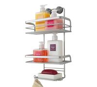 Metaltex Jabonera Ducha, Gris Metalizado, Estandar, 40.48.12