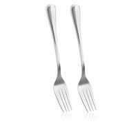 Metaltex Juego 2 Tenedores Mesa INOX, Acero Inoxidable, Plata, 25 x 15 x 5 cm, 2