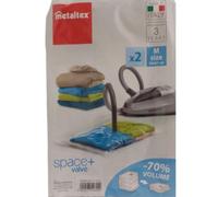 METALTEX - Juego de 2 Bolsas al vacío para Ahorrar Espacio, 50 x 67 cm