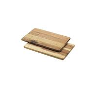 Metaltex Juego de 2 tablas de aperitivo, madera de acacia, certificado FSC, 23 x 15 cm, madera
