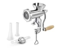 METALTEX Mischer De Carne Manual Jack-8 De Aluminio Con Accesorios 25x10x26 Cm