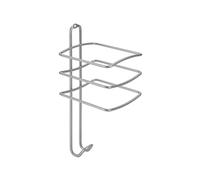 Metaltex ONDA - Soporte Secador baño. Acabado POLYTHERM color Gris