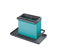 Metaltex - Organizador de Fregadero, Turquesa, 24 x 12,5 x 14 cm