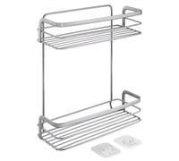 Metaltex Origin Luxy - Estantería para baño (2 Unidades, autoadhesiva, sin taladros)