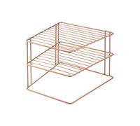 Metaltex PALIO COPPER - Rinconera 3 Niveles. Acabado POLYTHERM COPPER. Color Cobre