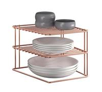 Metaltex PALIO COPPER - Rinconera 3 Niveles. Acabado POLYTHERM COPPER. Color Cobre
