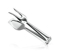 Metaltex Pinza DE Servir INOX, Plateado, 2.8 x 6.8 x 25.4 cm