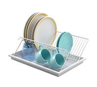 Metaltex PRATICO - Escurreplatos Plastificado con Bandeja, Dimensiones: 42x29 cm